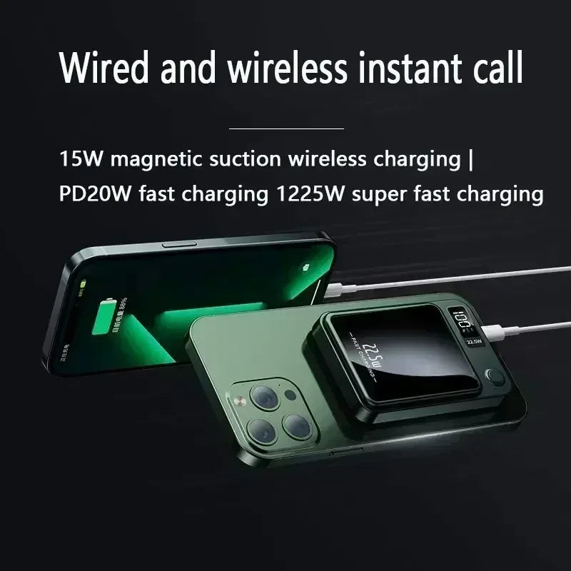 10000 mAh magnetic wireless power bank