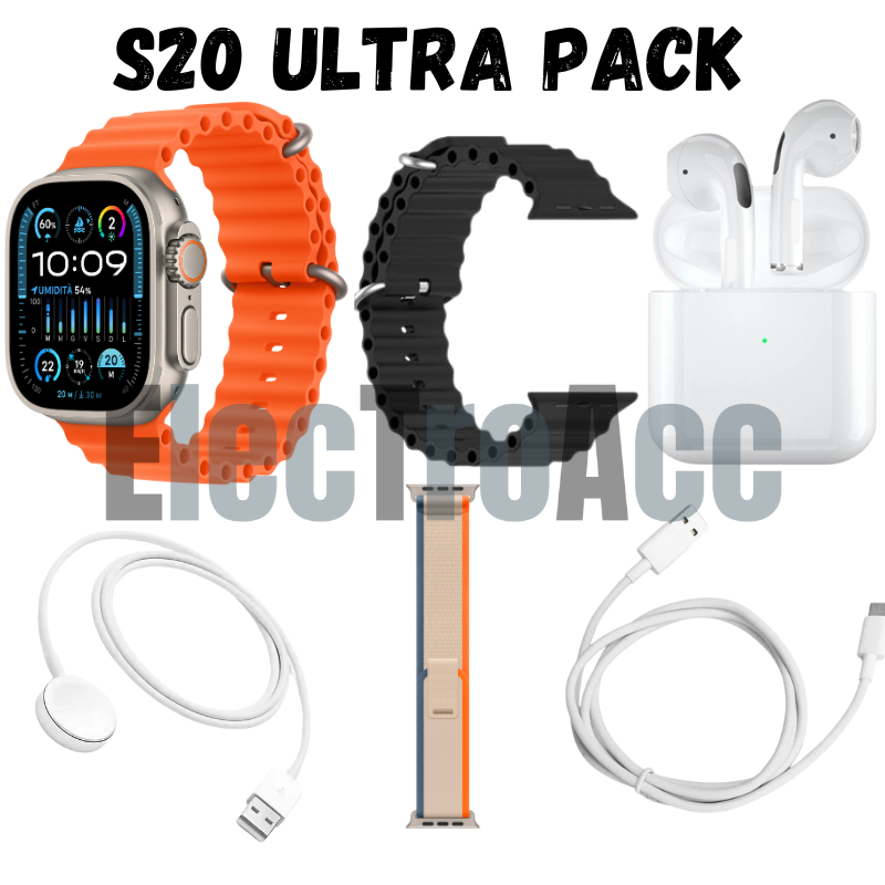 S20 ULTRA SMART WATCH AVEC PRO 4 TWS