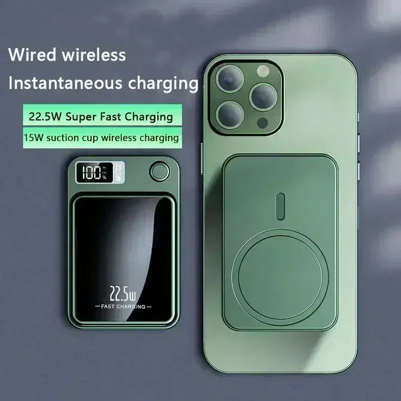 10000 mAh magnetic wireless power bank