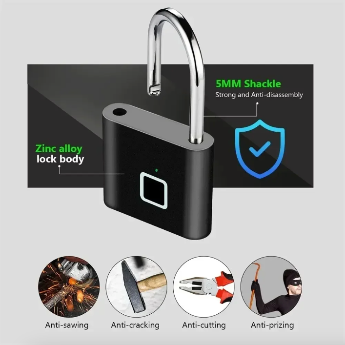 🔒 Cadenas Intelligent à Empreinte Digitale