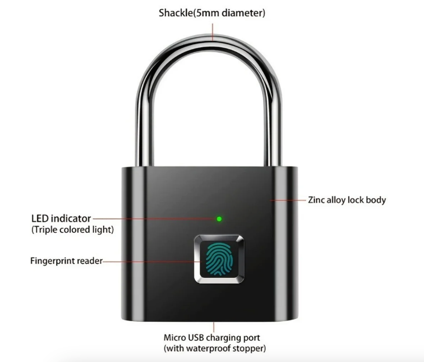 🔒 Cadenas Intelligent à Empreinte Digitale