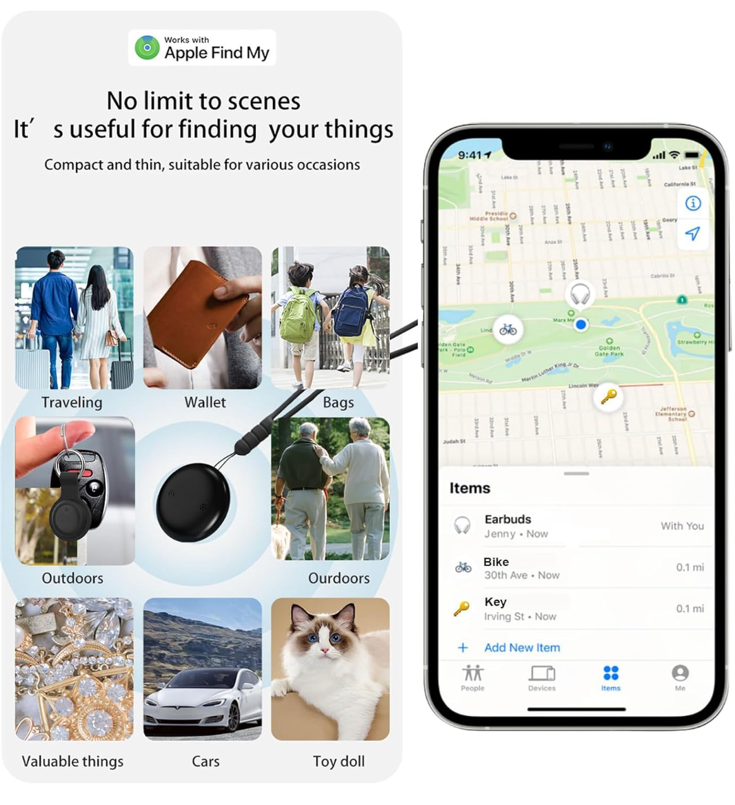 Tracker Intelligent – Compatible Apple Find My (iOS uniquement)