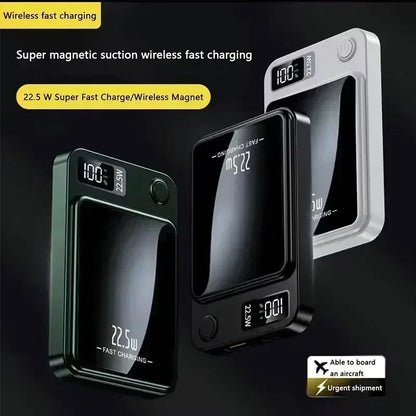 10000 mAh magnetic wireless power bank